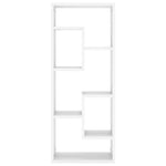 Vegghylle Hvit 36X16X90 Cm Konstruert Tre