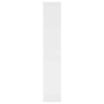 Vegghylle Hvit 36X16X90 Cm Konstruert Tre