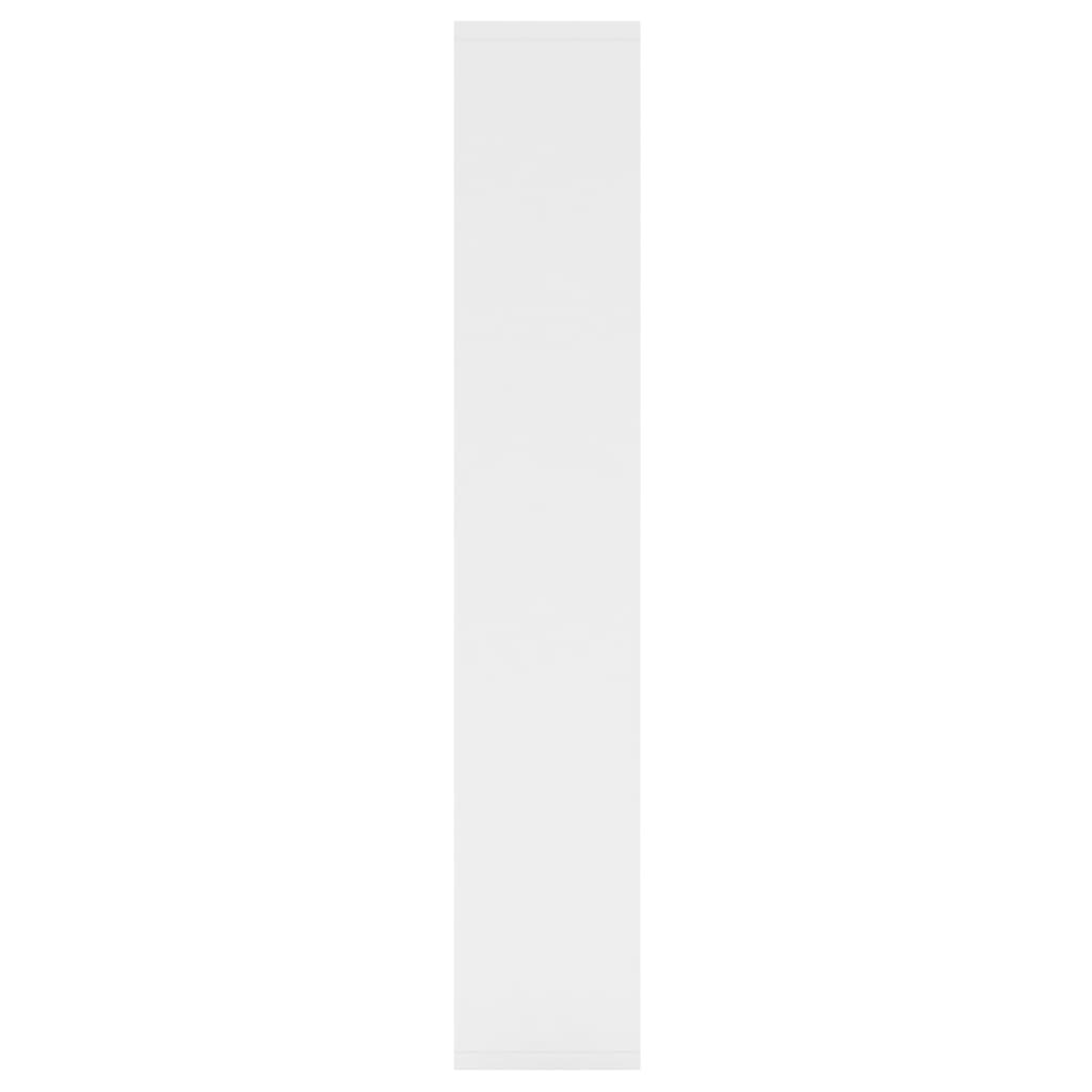 Vegghylle Hvit 36X16X90 Cm Konstruert Tre