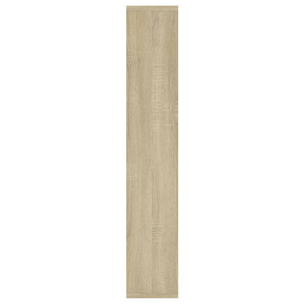Vegghylle Sonoma Eik 36X16X90 Cm Konstruert Tre