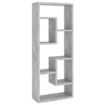 Vegghylle Betonggrå 36X16X90 Cm Konstruert Tre