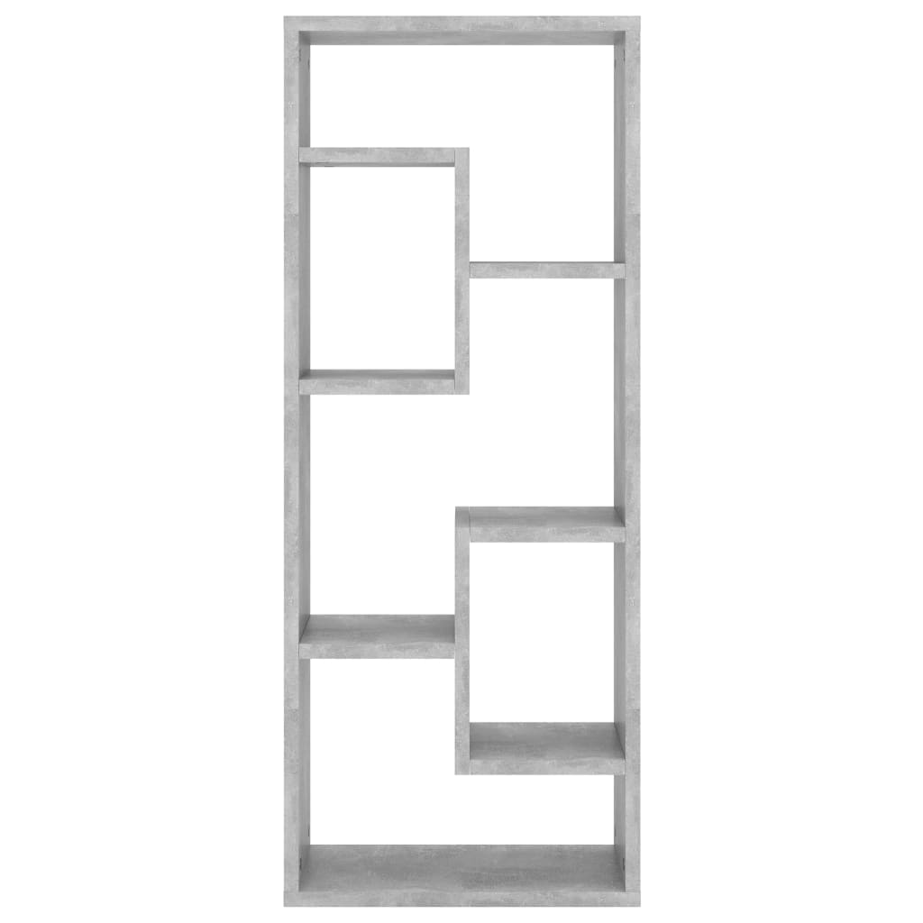 Vegghylle Betonggrå 36X16X90 Cm Konstruert Tre
