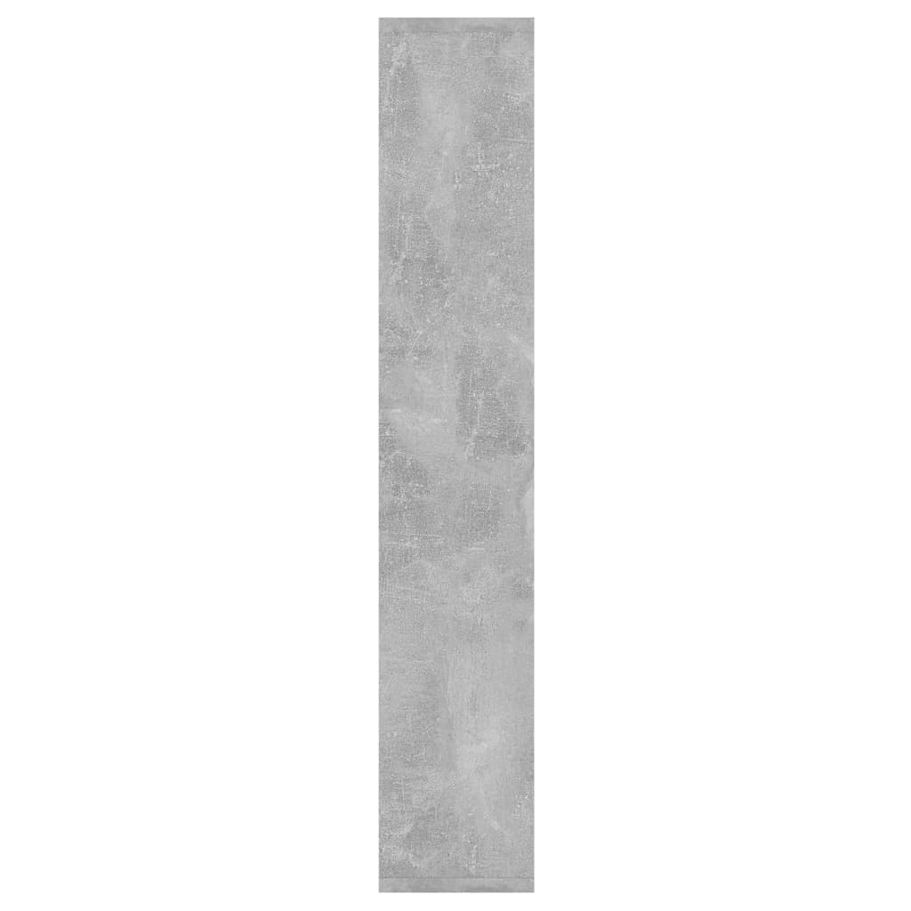Vegghylle Betonggrå 36X16X90 Cm Konstruert Tre
