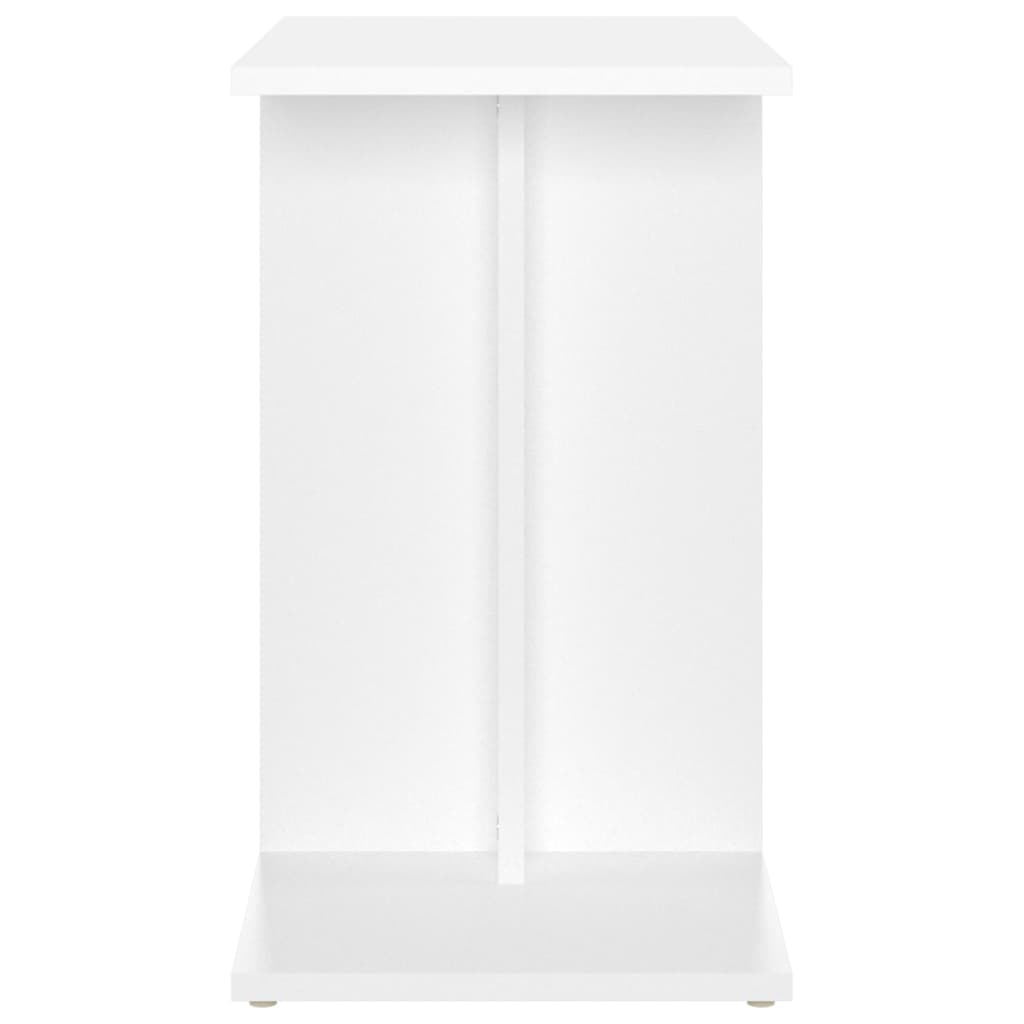 Sidebord Hvit 50X30X50 Cm Konstruert Tre