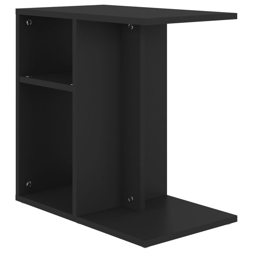 Sidebord Svart 50X30X50 Cm Konstruert Tre