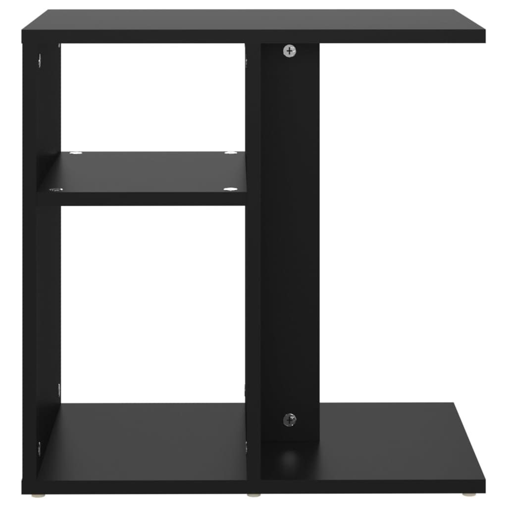 Sidebord Svart 50X30X50 Cm Konstruert Tre