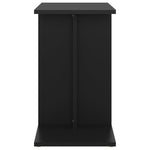 Sidebord Svart 50X30X50 Cm Konstruert Tre
