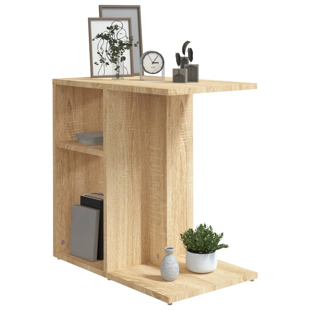 Sidebord Sonoma Eik 50X30X50 Cm Konstruert Tre
