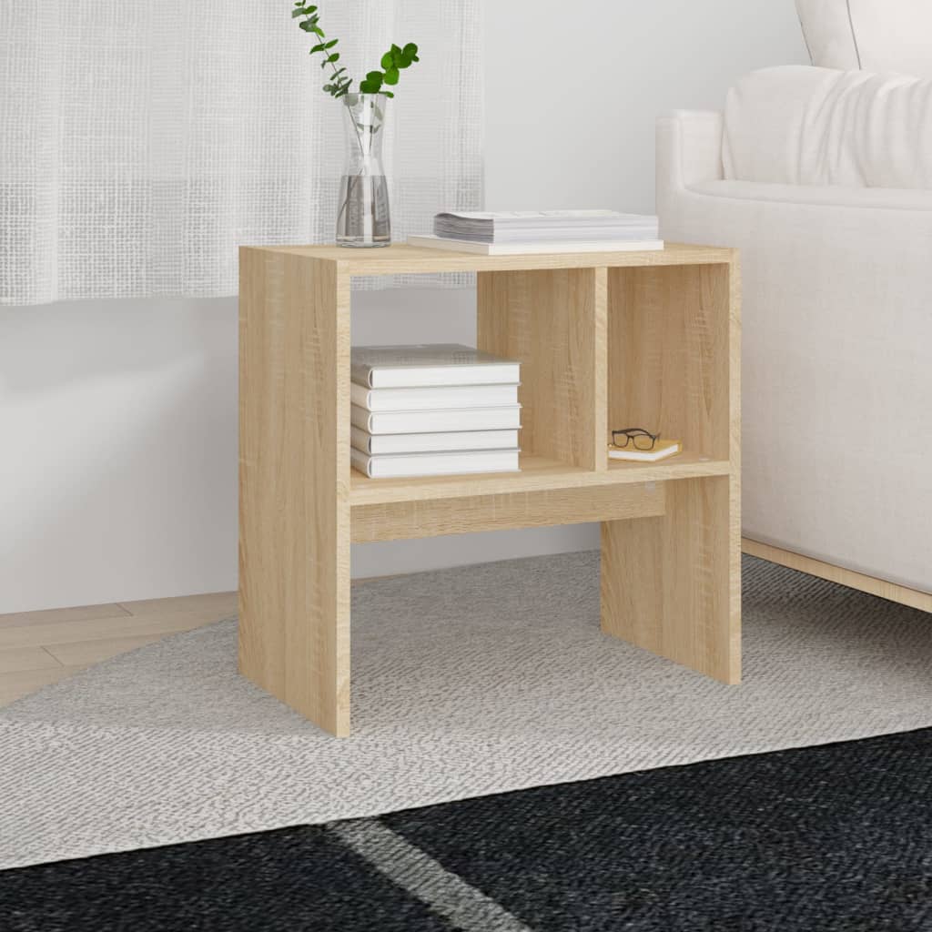 Sidebord Sonoma Eik 50X30X50 Cm Konstruert Tre
