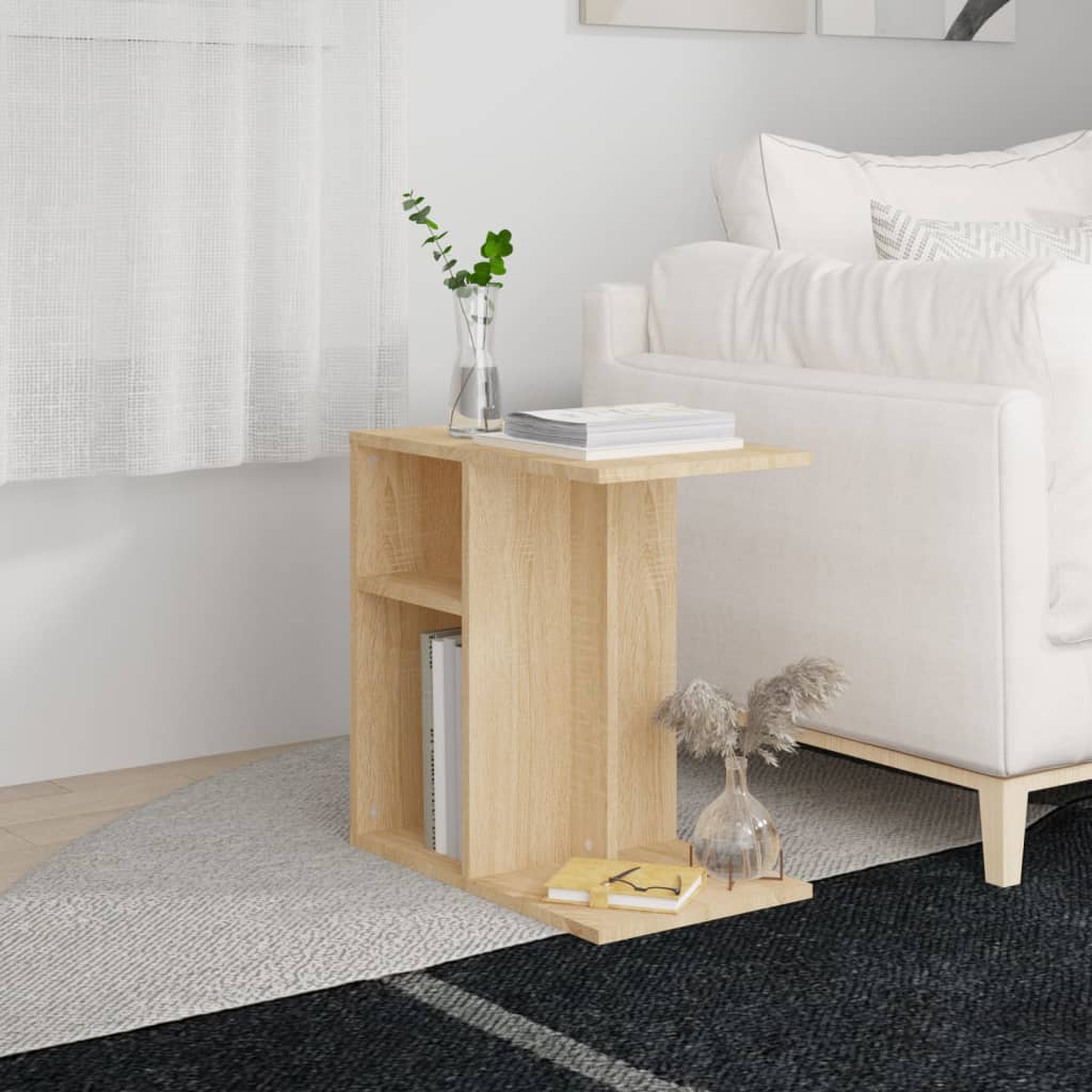 Sidebord Sonoma Eik 50X30X50 Cm Konstruert Tre