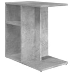 Sidebord Betonggrå 50X30X50 Cm Konstruert Tre
