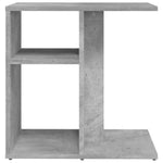 Sidebord Betonggrå 50X30X50 Cm Konstruert Tre