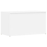 Oppbevaringskiste Hvit 84X42X46 Cm Konstruert Tre