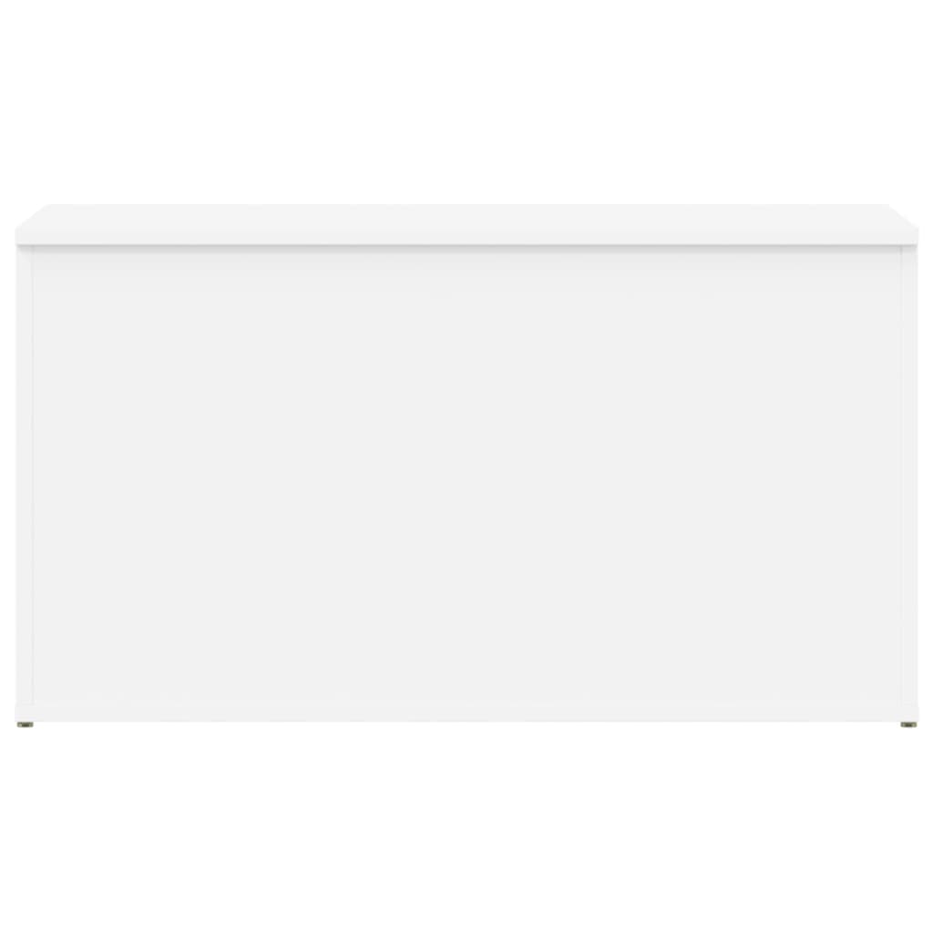 Oppbevaringskiste Hvit 84X42X46 Cm Konstruert Tre