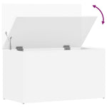 Oppbevaringskiste Hvit 84X42X46 Cm Konstruert Tre