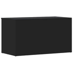 Oppbevaringskiste Svart 84X42X46 Cm Konstruert Tre