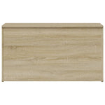 Oppbevaringskiste Sonoma Eik 84X42X46 Cm Konstruert Tre