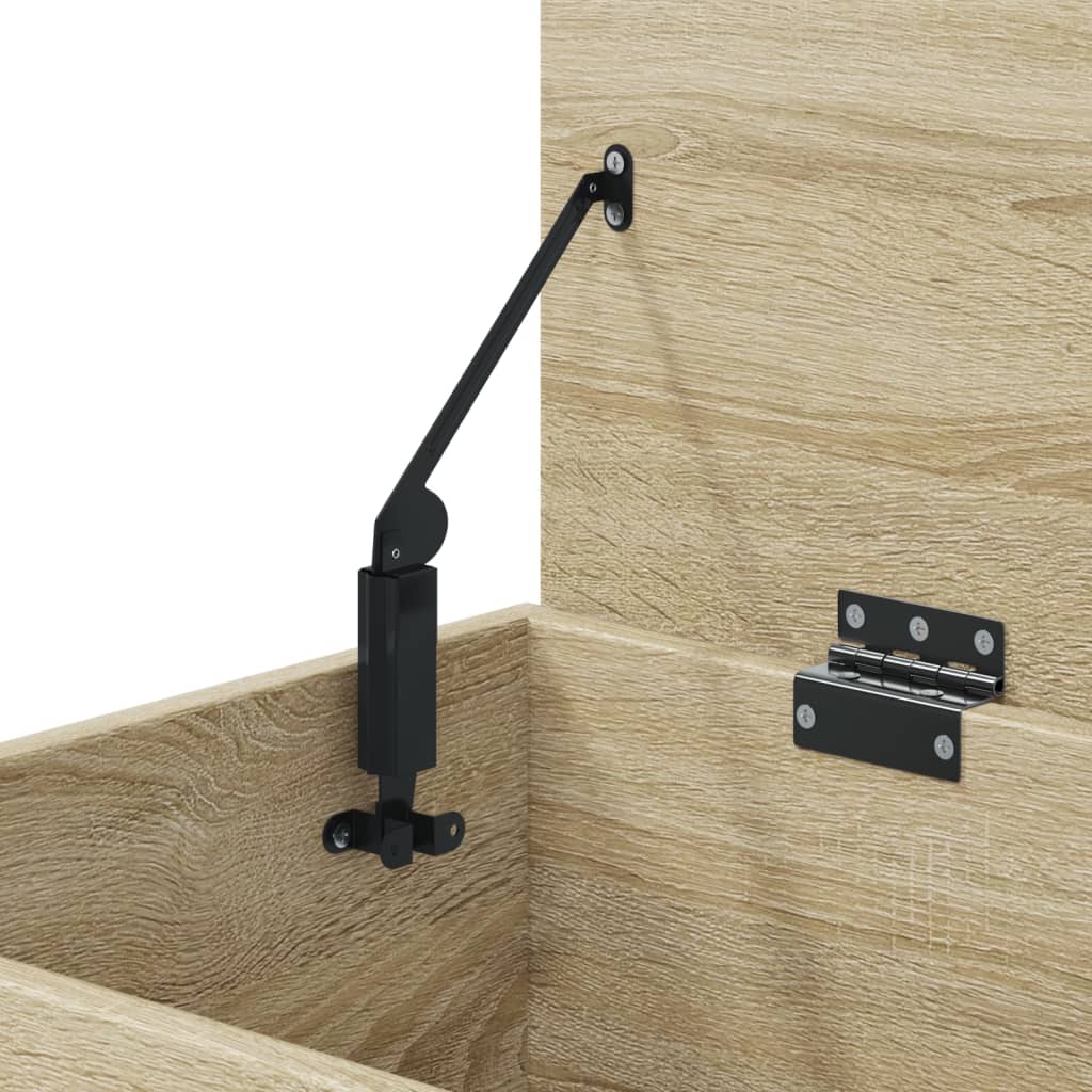 Oppbevaringskiste Sonoma Eik 84X42X46 Cm Konstruert Tre