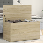 Oppbevaringskiste Sonoma Eik 84X42X46 Cm Konstruert Tre