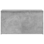Oppbevaringskiste Betonggrå 84X42X46 Cm Konstruert Tre