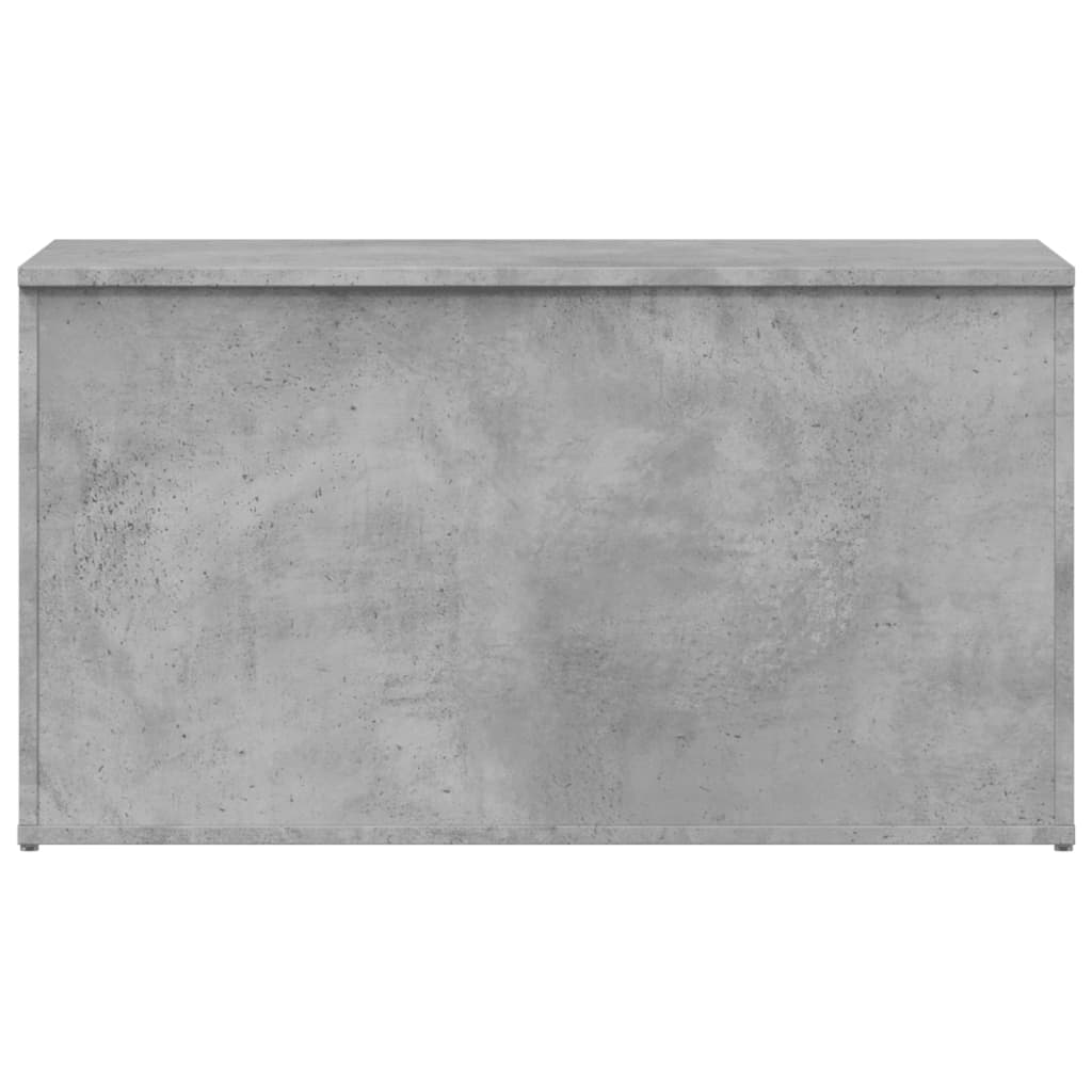 Oppbevaringskiste Betonggrå 84X42X46 Cm Konstruert Tre