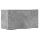 Oppbevaringskiste Betonggrå 84X42X46 Cm Konstruert Tre