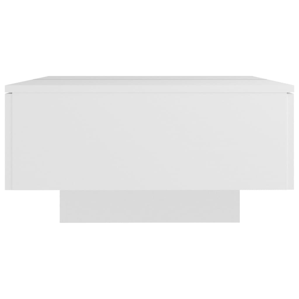 Salongbord Hvit 90X60X31 Cm Konstruert Tre