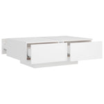 Salongbord Hvit 90X60X31 Cm Konstruert Tre