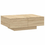 Salongbord Sonoma Eik 90X60X31 Cm Konstruert Tre