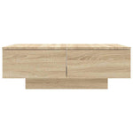 Salongbord Sonoma Eik 90X60X31 Cm Konstruert Tre