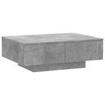 Salongbord Betonggrå 90X60X31 Cm Konstruert Tre