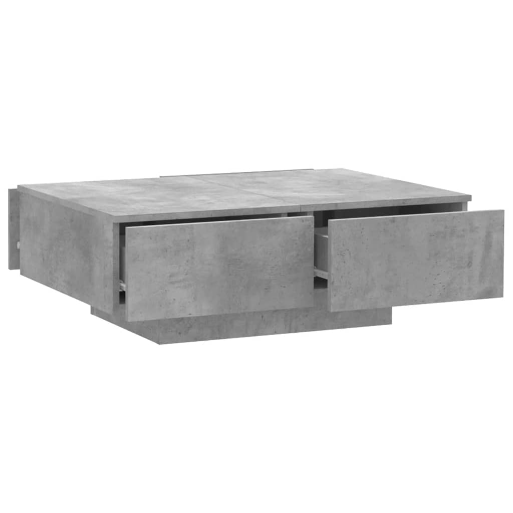 Salongbord Betonggrå 90X60X31 Cm Konstruert Tre