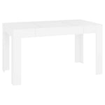 Spisebord Hvit 140X74,5X76 Cm Konstruert Tre