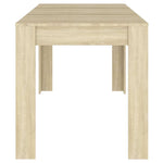 Spisebord Sonoma Eik 140X74,5X76 Cm Sponplate