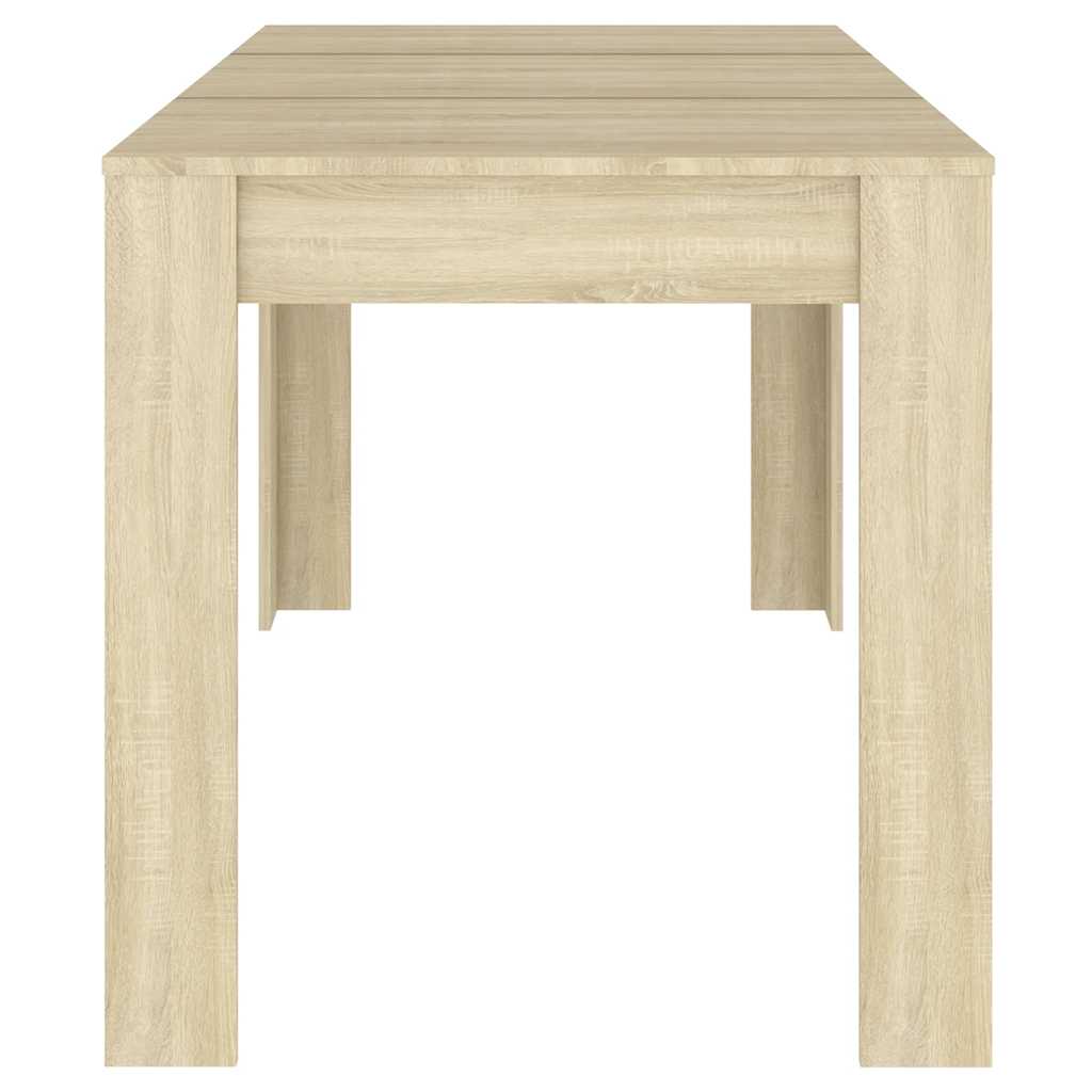 Spisebord Sonoma Eik 140X74,5X76 Cm Sponplate