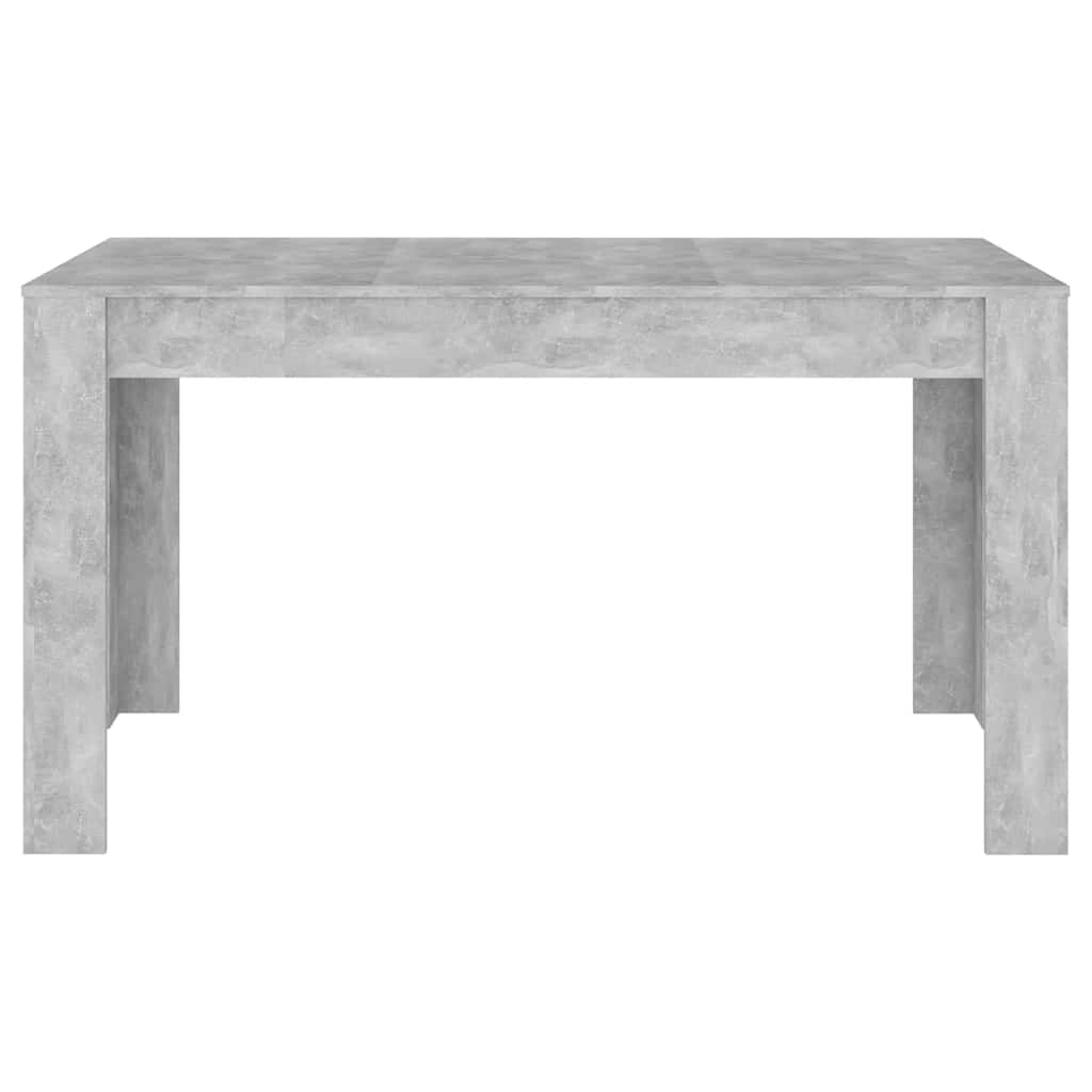 Spisebord Betonggrå 140X74,5X76 Cm Sponplate