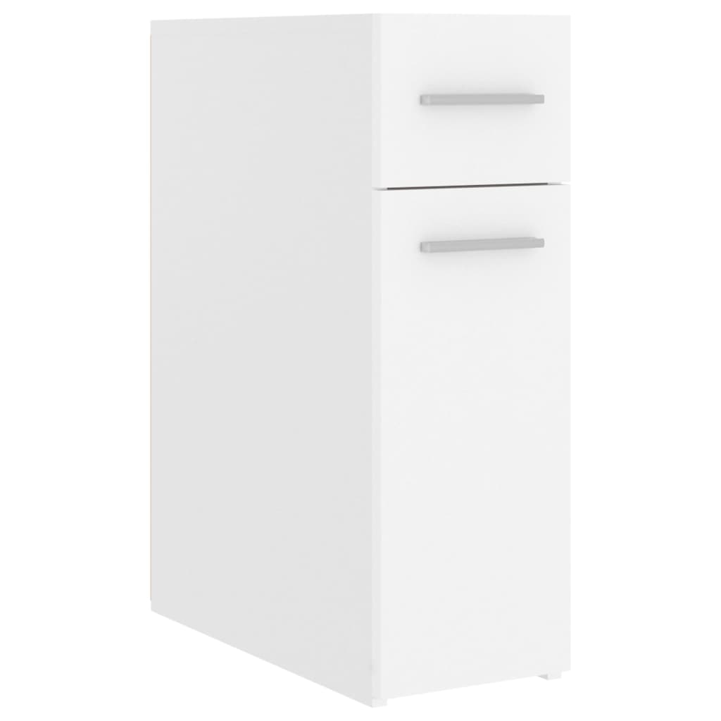 Apotekskap Hvit 20X45,5X60 Cm Konstruert Tre