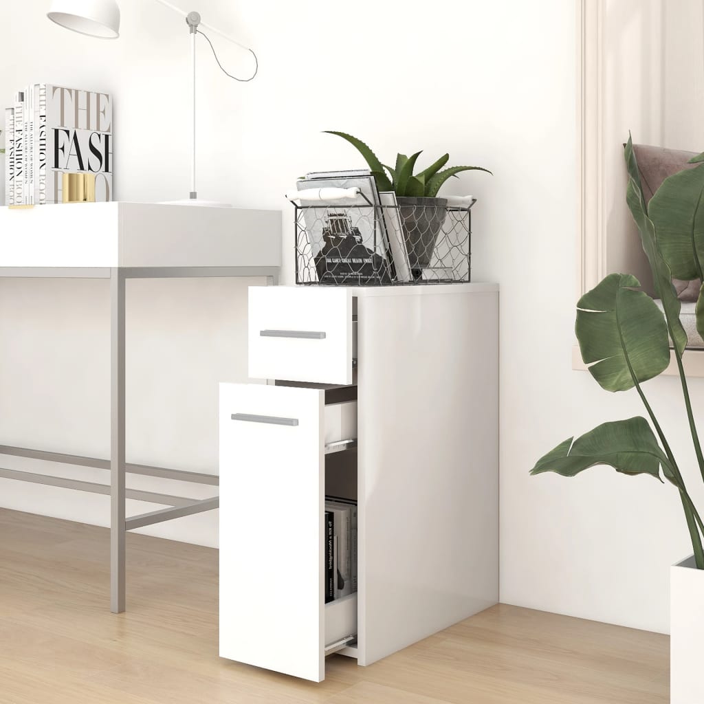 Apotekskap Hvit 20X45,5X60 Cm Konstruert Tre