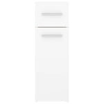 Apotekskap Hvit 20X45,5X60 Cm Konstruert Tre