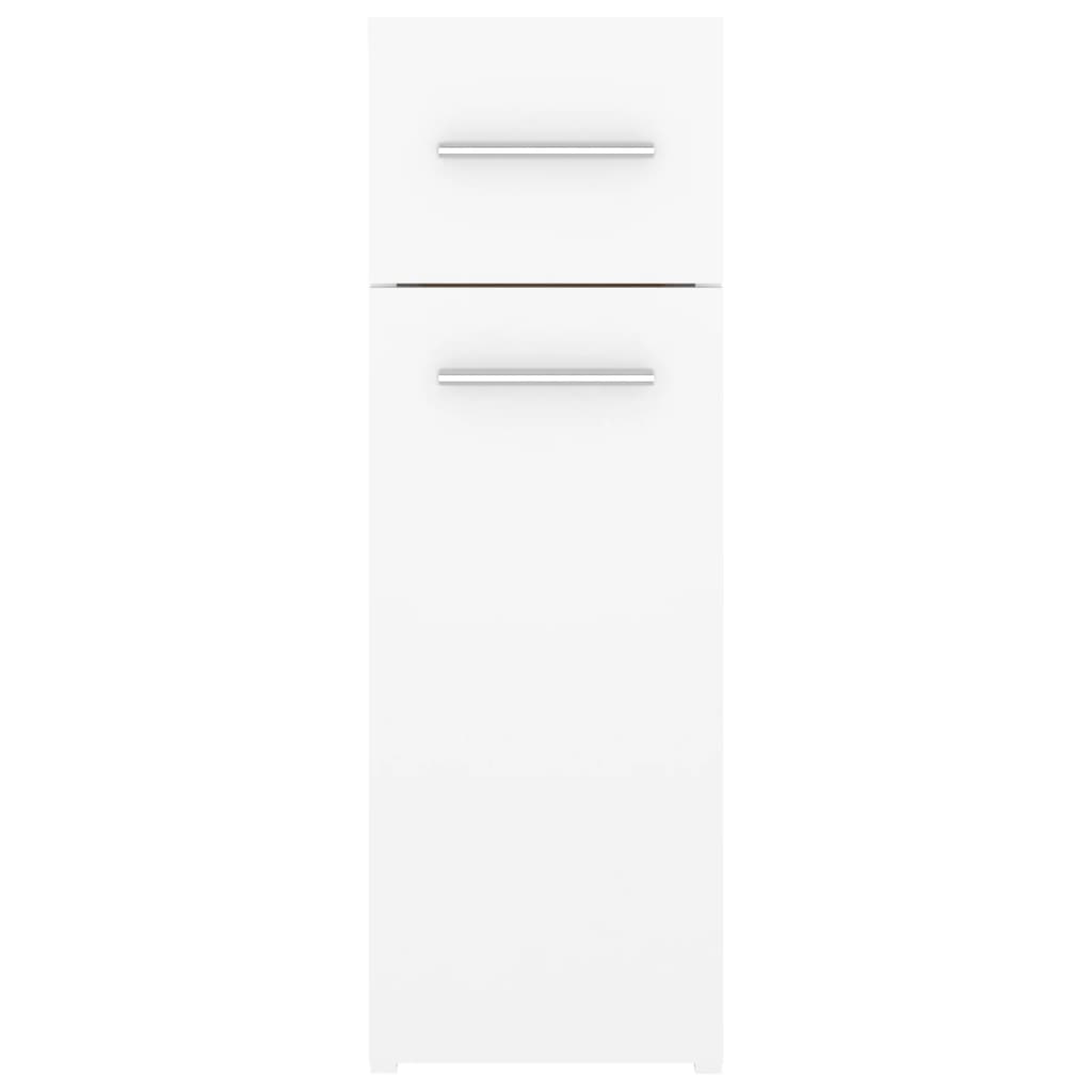 Apotekskap Hvit 20X45,5X60 Cm Konstruert Tre