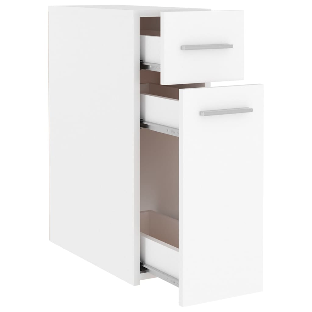 Apotekskap Hvit 20X45,5X60 Cm Konstruert Tre