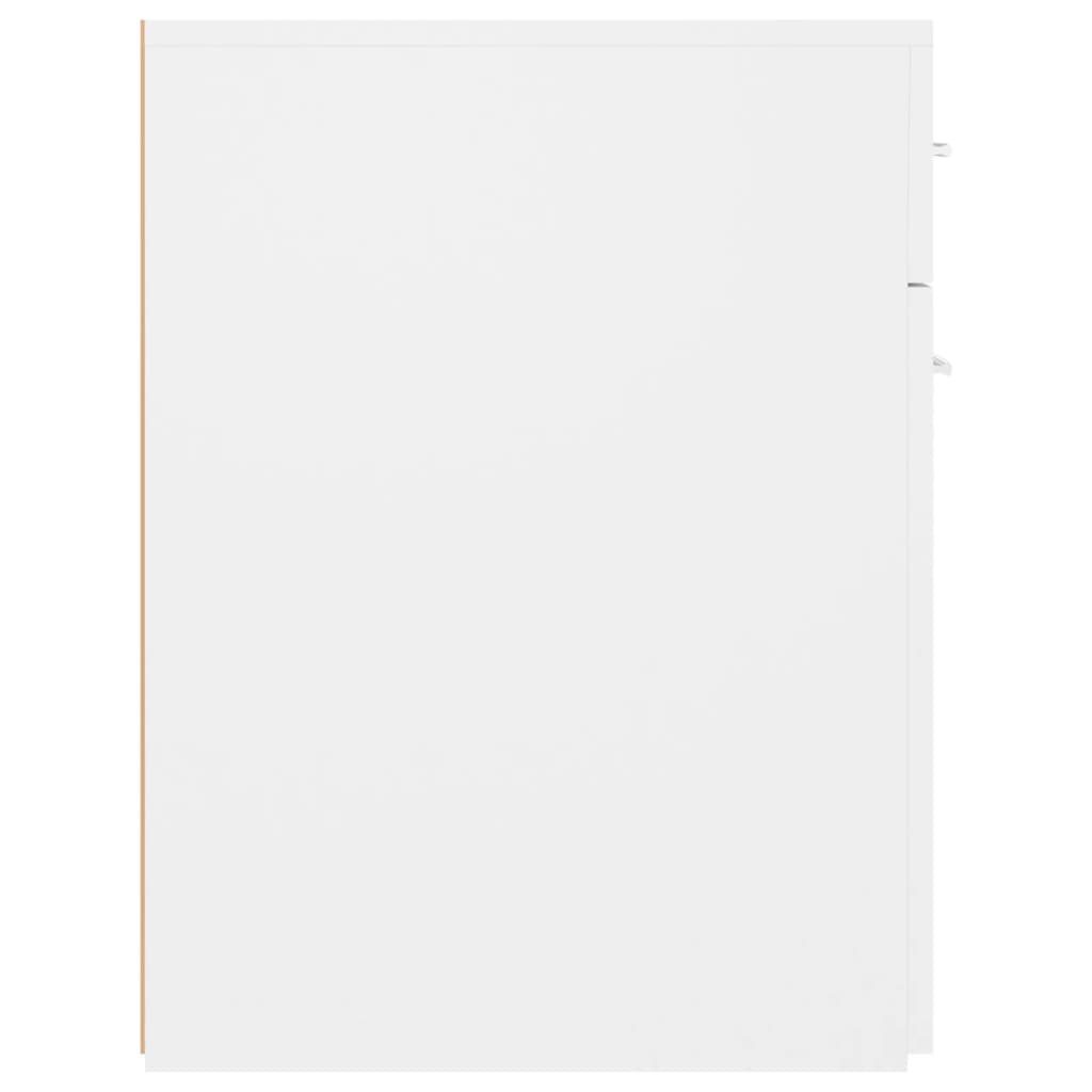 Apotekskap Hvit 20X45,5X60 Cm Konstruert Tre