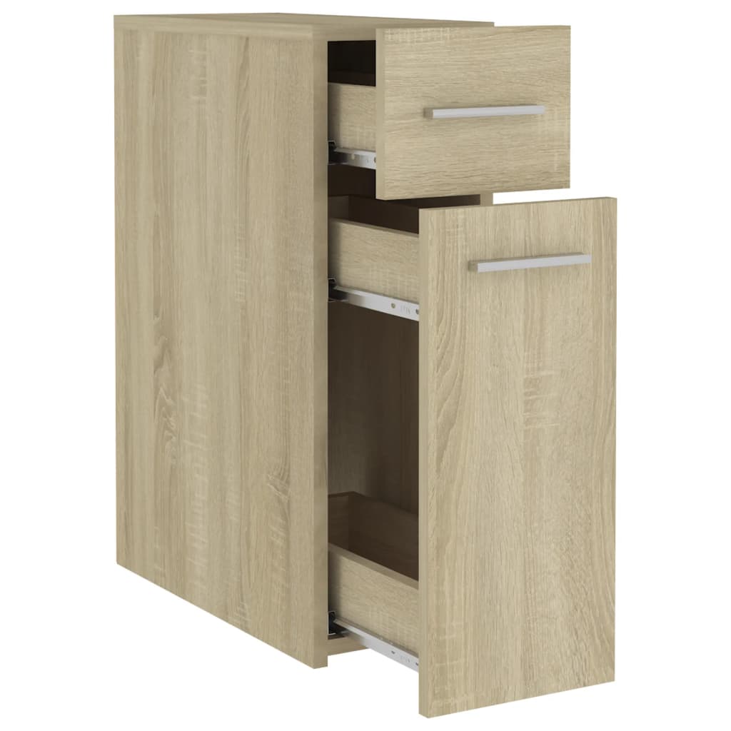 Apotekskap Sonoma Eik 20X45,5X60 Cm Konstruert Tre