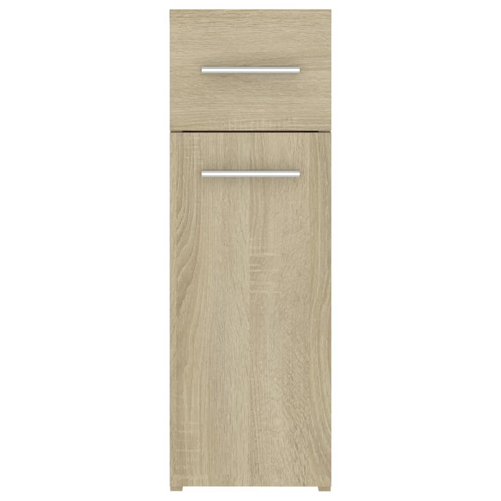 Apotekskap Sonoma Eik 20X45,5X60 Cm Konstruert Tre