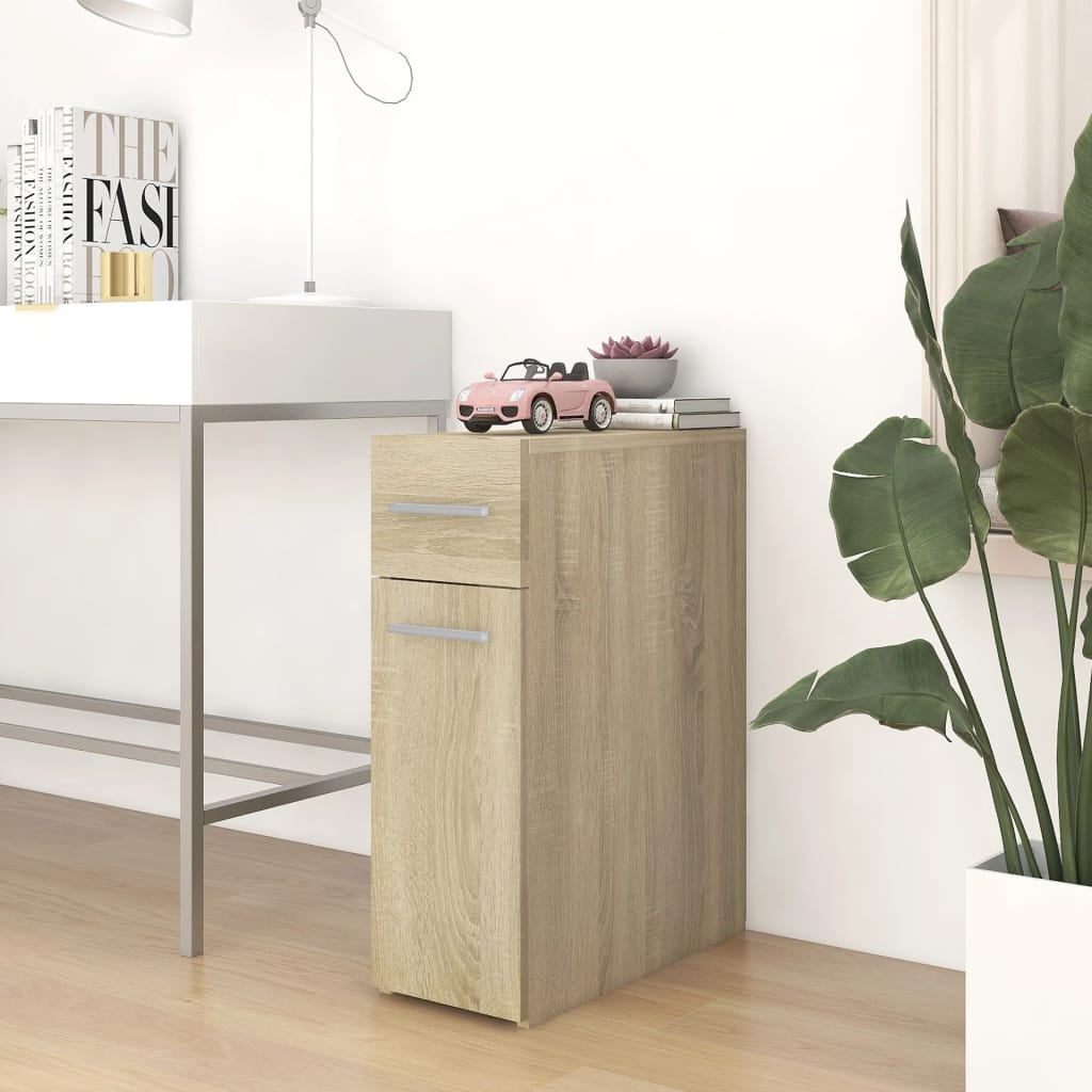 Apotekskap Sonoma Eik 20X45,5X60 Cm Konstruert Tre