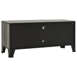 Tv-Benk Rustikk Grå 105X36X47 Cm Metall Og Mdf