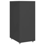 Mobilt Arkivskap Antrasitt 28X41X69 Cm Metall