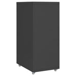 Mobilt Arkivskap Antrasitt 28X41X69 Cm Metall