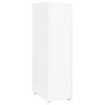 Mobilt Arkivskap Hvit 28X41X109 Cm Metall