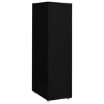 Mobilt Arkivskap Svart 28X41X109 Cm Metall